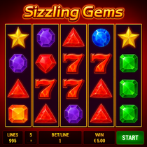 Vulkan Vegas - Sizzling Gems Slot Game